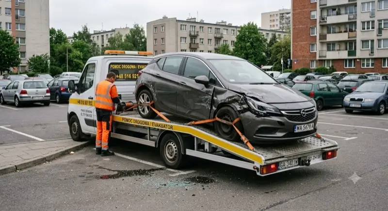 Opel Astra H po kolizji